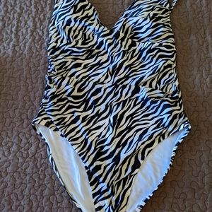 LIKE NEW!!! ZEBRA SWIMSUIT